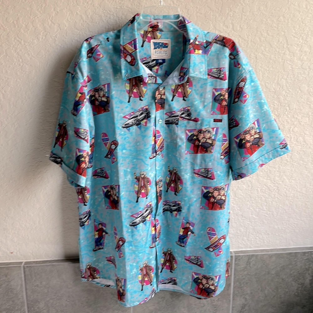 RSVLTS Back to the Future We Don’t Need Roads Men’s Shirt